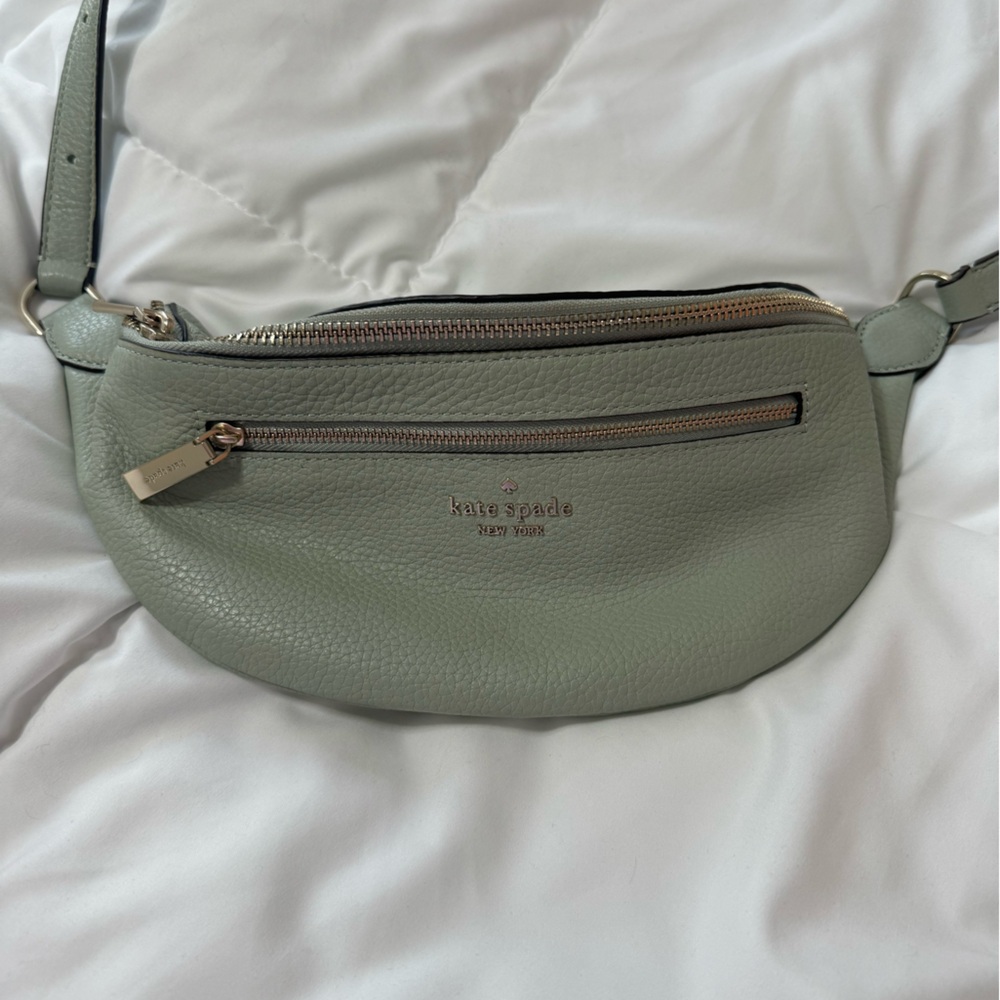 Kate Spade Leila Leather Belt Bag Light Pistachio